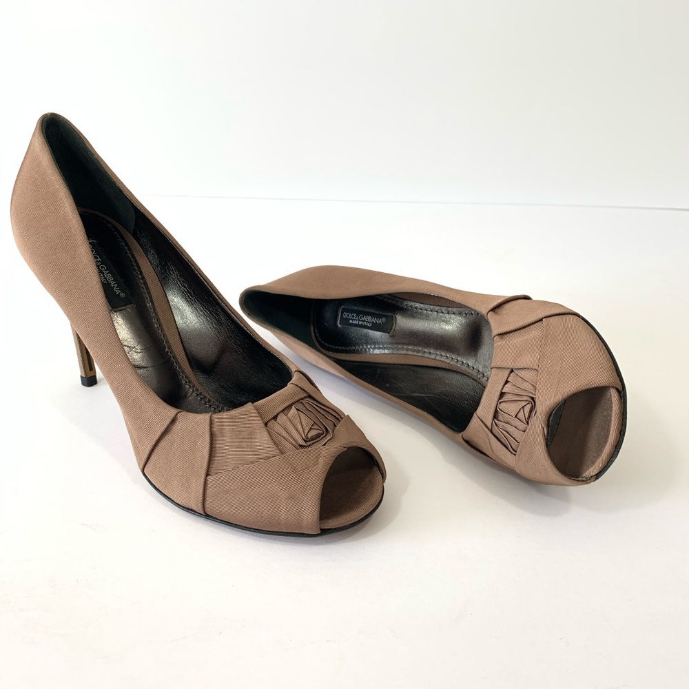 Authentic Dolce & Gabbana Brown Shoes